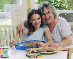 Girl with Mum