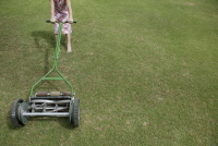 mowing