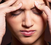 woman in pain