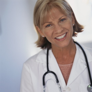  Woman Doctor checking Glycemic Index