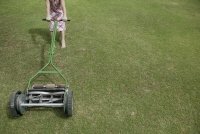 mowing
